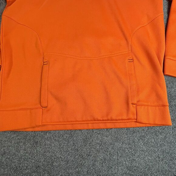 Reebok Cleveland Browns Hoodie Mens Large Orange NFL OnField Pullover Sweatshirt - Picture 9 of 16